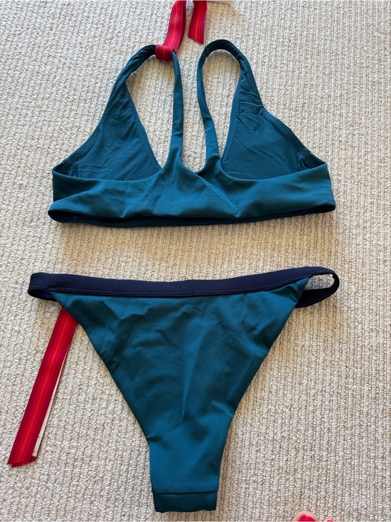 Left On Friday Other - Left On Friday Teal Green Scoop Bikini Set